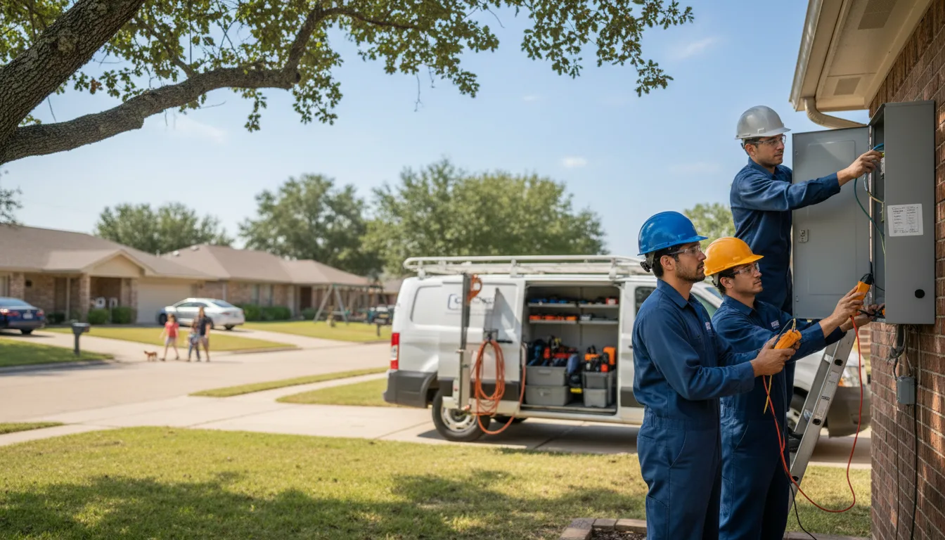 Certified electrician providing emergency electrical services in Damascus, AR